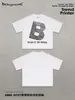Street Madness Marca Americana de Moda Callejera Estilo Cyberpunk Holgada Descubierta Estampada Personalizada Camiseta de Manga Corta para Hombres