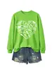 Azúcar mantequilla vainilla Amazon eBay tienda independiente sudadera de cuello redondo de moda y elegante para mujer para exportación