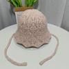 Nuevo Sombrero de Pescador Tejido Trenzado Vintage Japonés 2024 para Mujer, Sombrero Cubo de Lana Cálido para Orejas en Otoño e Invierno para Mujeres