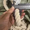 Fabricante 4-20mm corda de algodão de três fios crua corda torcida corda de tecelagem feita à mão corda para alça corda de fio de algodão atacado