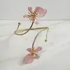 Joyería Transfronteriza Europea y Americana, Pulsera de Brazo Hueca con Patrón Irregular, Anillo de Brazo de Flor Tridimensional con Goteo de Aceite Personalizado y Atmosférico