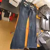 Jeans Jeans Y2K Bordado Transfronteiriço Aliexpress 2026 Europeu e Americano para Mulheres, Calça Jeans Reta Solta de Cintura Baixa Plus Size para Mulheres