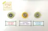 Piezas de Máquina Yuanbao_Consumibles Rueda de Goma con Rodamiento Resistente al Desgaste Dividida Integrada Múltiples Especificaciones y Tamaños Disponibles