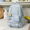 2026 Nova Mochila Dupla para Alunos do Ensino Fundamental Redução de Peso Mochila Escolar para Meninas Mochila Leve Simples de Grande Capacidade para Alunos do Ensino Fundamental e Médio
