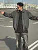Chaqueta de Gamuza Casual Elegante para Primavera Otoño Solapa Americana Tallas Grandes Retro Chaqueta de Cuero para Motocicleta Hombre Top de Moda