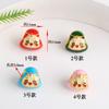 Festival Antiguo del Dragón Dorado Cuerda de Colores Fu Zi Zongzi Colgante para Bebé Agujero Grande Cara Sonriente Zongzi Goteo de Aceite Pulsera Cuerda Accesorios