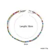 Pulsera de Circonio de Moda Europea y Americana Transfronteriza, Elegante, Ligera y Lujosa, Versátil Pulsera de Tenis de Diamantes Redondos de Color, Joyería de Mano para Mujeres
