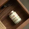 Jingdezhen Esmalte Antiguo Patrón de Pavo Real Lata de Té Pequeña Portátil Almacén de Té Mini Lata de Almacenamiento de Té para Viajes