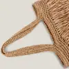 Bolsa de Hombro Grande de Tejido a Mano con Borlas Largas, Estilo Nuevo, Moda Versátil para Vacaciones en la Playa, para Mujer