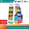 Fonte de fornecimento direto de fábrica guarda-chuva multi-camada grade de exibição de papel rack piso rack prateleira de papel super promocional