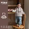 Jaqueta Masculina Estilo Coreano 2026 Primavera Nova Desenho Animado Versátil Corta-vento para Bebês e Crianças Pequenas, Atacado a partir de Duas Peças