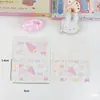 Cartões de mensagem criativos para destacar, cola de bibi de desenho animado fofo, cartões de raspar caseiros DIY, caligrafia para atividade escolar de estudante