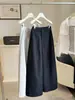 Pantalones Casuales de Pierna Ancha de Tiro Alto Holgados Adelgazantes para Figura Tipo Pera Otoño Pantalones Rectos de Pierna Ancha Hoja Curva para Mujer A10703