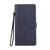 Nueva funda de cuero para teléfono móvil iPhone 16PROMAX funda de cuero repujado cartera soporte protección tridimensional anticaída