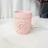 Vaso para enjuague bucal Hogar Lujo ligero Simple Engrosado Vaso para cepillo de dientes Vaso para lavar de pareja Dormitorio de estudiantes Vaso para cepillado Vaso para cepillo de dientes
