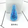 Personalidade colorida quicksand transparente BB clip meninas headwear acessórios pvc pêssego coração gota de água clipe hairpin material