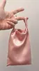 Bolsa de satén con cordón, Satén de seda sintética, Bolsa de regalo, Bolsa de almacenamiento a prueba de polvo para cosméticos y joyas