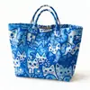 2026 Nuevo Sitio Independiente Transfronterizo Temu Bolso de Mano Impermeable PVC+Lona Portátil de Viaje Bolso de Hombro Bolso Tote