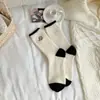 Calcetines de Terciopelo Australianos para Mujer en Otoño e Invierno Estilo Coreano Lindo Perro Tongka Calcetines de Atmósfera para el Hogar de Media Pantorrilla Calcetines Gruesos Cálidos para el Suelo