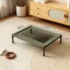 Cama de Acampamento de Verão para Pet, Cama Elevada Respirável para Cachorro, Adequada para Todas as Estações, para Cães de Porte Pequeno e Médio, Cama Respirável Lavável para Cachorro