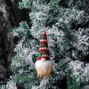 Transfronteiriço Natal Pequeno Pendurado Malha Luminosa Sem Rosto Boneca Anã Decorações Enfeites de Pingente de Árvore de Natal