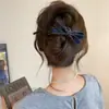 Pinza de Clip con Lazo Retorcido Estilo Coreano para Mujer, Nuevo Estilo de Alta Gama 2025, Pinza de Clip de Una Línea para la Parte Posterior de la Cabeza, Pinza para el Cabello, Accesorios para el Cabello para Verano