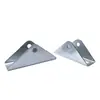 Conectores Triangulares Galvanizados para Suportes Fotovoltaicos, Acessórios Fotovoltaicos, Conectores de Fixação para Base de Geração de Energia com Painel Solar