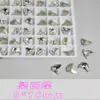 Diamante K9 Plano de Alta Qualidade para Manicure com Fundo Pontudo Brilhante Branco Forma Especial de Vidro Grande Diamante DIY Decoração Diamante Coração Nail Art Diamante