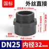 Conector Reto de Rosca Externa em PVC Rongsheng com Rosca Interna e Diâmetro Variável para Tubos Químicos de PVC e Tubos de Água 20 25