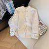 Novo Casaco Estilo Nacional Estilo Chinês Jacquard Fivela Indústria Pesada Feminino 2024 Primavera Novo Hanfu Melhorado Terno Tang Top Estilo Ocidental