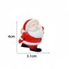 Decoraciones Transfronterizas Nueva Serie Navideña Adornos Pequeños de Papá Noel Accesorios de Micropaisaje Adornos Creativos de Escritorio