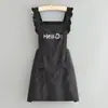 Delantal de princesa impermeable estilo coreano para mujer, adecuado para comer y trabajar en floristería, delantal de cocina ultradelgado de verano con diseño estampado para uso doméstico