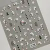 Pegatinas Elegantes de Flores Estilo Chino para Uñas 5D en Relieve Estéreo Flor China Estilo DIY Pegatinas de Arte para Uñas Estilo Joyería Ca
