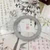 Nuevo Pulsera de Cristal Estilo Chino Brisa Fresca Imitación Jade Estilo Nacional Luz de Luna Blanca Estilo Antiguo Hanfu Accesorio de Xiaohongshu Mismo Estilo para Mejores Amigas