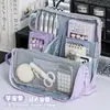 Estuche Portátil para Lápices, Capacidad Extra Grande, Bolsa Magnética de Almacenamiento para Maquillaje de Pie, Multifuncional, Aspecto de Alta Calidad, Enchufe Diagonal, Soporta Envío Directo
