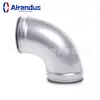 Cotovelo de duto de tubo espiral galvanizado de 90 graus Ferro galvanizado sem adesivo estampando o sistema de ar condicionado e ventilação da tubulação