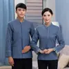 Ropa de Trabajo de Hotel Manga Larga Mujer Propiedad Talla Grande Ropa de Limpieza de Tía Ropa de Trabajo para Limpieza de Habitaciones de Hotel Ropa de Otoño e Invierno