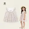 Vestido Floral de Verão 2026 para Meninas Novo Sem Mangas Vestido Princesa para Crianças Vestido Fofo Estilo Coreano para Meninas Jovens