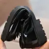 Zapatos de princesa para niños 2022 primavera y otoño transpirables clásicos para niñas actuación de baile pasarela moda zapatos modernos casuales zapatos pequeños de cuero