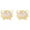 Aretes Tigre Rojo, Aretes Zodiaco Tigre para Mujer, Lindos Aretes Zodiaco Tigre, Lujo Ligero, Exquisitos y de Alta Gama