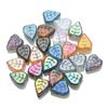 8x 10 Pequenas Folhas Buraco Médio Pingente Galvanizado Fantasma Chattering Live DIY Pulseira Frisada Acessórios de Cabelo Antigo