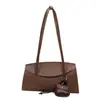 Bolso Bandolera Boston Simple Casual Estilo Coreano para Mujer 2025 Invierno Nuevo Estilo de Gama Alta Estilo Extranjero Bolso de Hombro Único