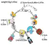 Panjia DIY Bob Esponja PaiDa Estrella Pulsera Cangrejo Amarillo Fuerte Calamardo Cangrejo Piña Colgante Combinación Pulsera