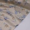 Hortensia Azul Tulipán Oro y Plata Jacquard de Seda Tela para Ropa Tela Hecha a Mano Ropa DIY Vestido Bolsa Tela de Flores