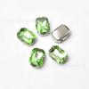 Atacado Colorido D Garra Retangular Octogonal Cristal Costurado à Mão Diamante Multifacetado Jóias de Cristal de Vidro DIY Acessórios de Vestuário
