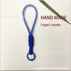 Cordão para Celular Chaveiro Capa de Celular Alça Anti-Perda Malha Artesanal Versátil Alça para Garrafa de Água Decoração Chave do Carro