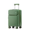 Nueva maleta trolley multifuncional con cremallera, 20 pulgadas, 24 pulgadas, interfaz de carga USB, bolsa de equipaje con bolsillo abierto