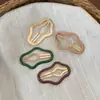 Elegante pinza BB hueca con forma de nube, pinza lateral simple estilo coreano para flequillo, pinza para el pelo ondulado para arreglar mechones sueltos, accesorio para el pelo para mujer