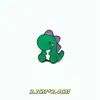 Broche Pequeño de Dinosaurio Insignia de Animal de Dibujos Animados Estudiante Animación Aleación Uniforme Escolar Accesorios para Mochila Pareja Versátil Elegante Masculino
