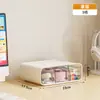 Caja de Almacenamiento Tipo Cajón de Escritorio Apilable para Libros de Estudiante Estación de Trabajo Papelería Cosméticos Artículos Varios Caja de Almacenamiento para Bolsitas de Té Café